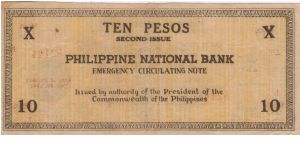 Banknote from Philippines