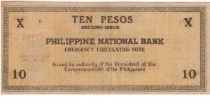 Banknote from Philippines