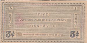 Banknote from Philippines