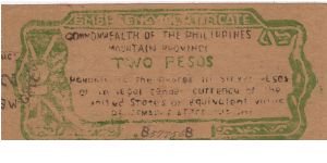 Banknote from Philippines