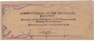 Banknote from Philippines