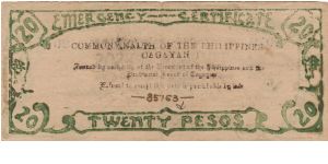 Banknote from Philippines