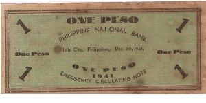 Banknote from Philippines