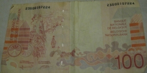 Banknote from Belgium