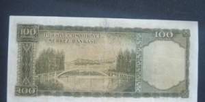 Banknote from Turkey