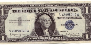 1 Silver Certificate, 1957B Banknote