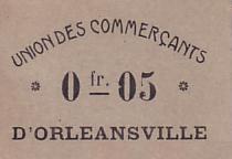 ALGERIA, Town of Orleansville (Now Town of Chlef)05 Centimes 1915 Union des commercants d'orleansville  Banknote