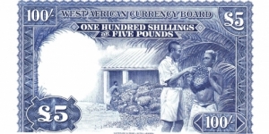 Banknote from British West Africa