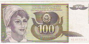 Banknote from Yugoslavia