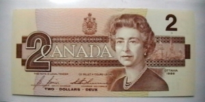 Canada 1986c 2 Dollar note,KP# 94 Banknote