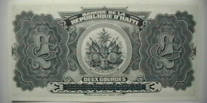 Banknote from Haiti