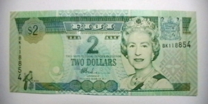 Fiji ND 2002 2 dollar Banknote