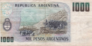 Banknote from Argentina