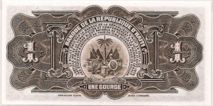 Banknote from Haiti