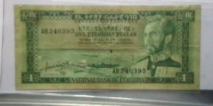 Ethopia ND(1966) 1 Dollar  Banknote