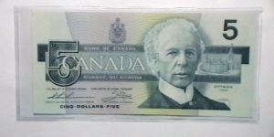 Canada 1986b 5 dollar KP# 95  Banknote