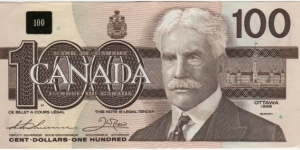 $100 1988 Banknote