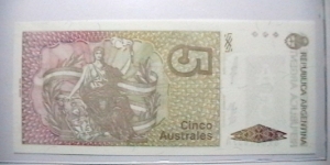 Banknote from Argentina