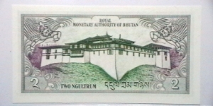 Banknote from Bhutan