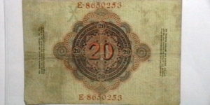 Banknote from Germany