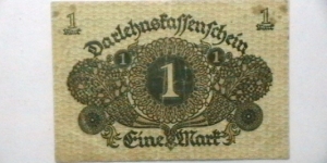 Germany 1920 1 Mark Kp# 58 Banknote