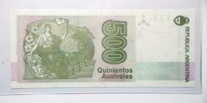 Banknote from Argentina