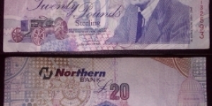 Northern Ireland. 20 Pounds. Northern Bank. Banknote