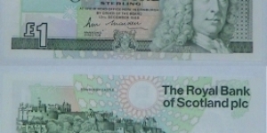 1 Pound. Royal Bank of Scotland PLC. Banknote