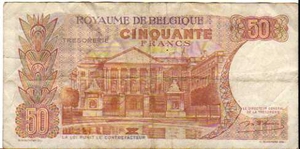 Banknote from Belgium