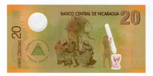 Banknote from Nicaragua