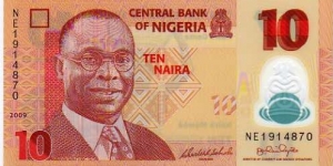 10 Naira __ pk# New __ Polymer Banknote