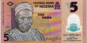 5 Naira __ pk# New __ Polymer Banknote