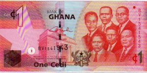 1 Cedi __ pk# New __ 01.07.2007 Banknote