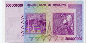 Banknote from Zimbabwe