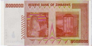 Banknote from Zimbabwe