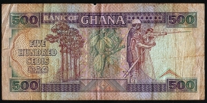 Banknote from Ghana