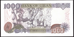 Banknote from Ghana