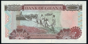 Banknote from Ghana