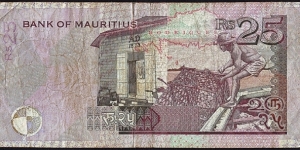 Banknote from Mauritius