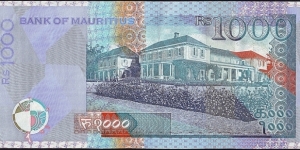 Banknote from Mauritius