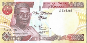 Nigeria 2001 100 Naira. Banknote