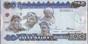 Nigeria 2004 50 Naira. Banknote