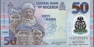 Nigeria 2009 50 Naira. Banknote