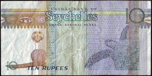 Banknote from Seychelles