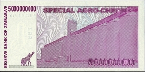 Banknote from Zimbabwe