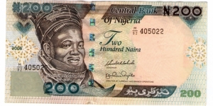 200 Naira  Banknote