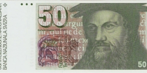 50 Francs, * Note Nr. 100 * Banknote