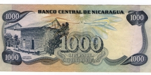 Banknote from Nicaragua