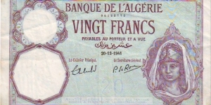  20 Francs Banknote