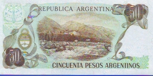 Banknote from Argentina